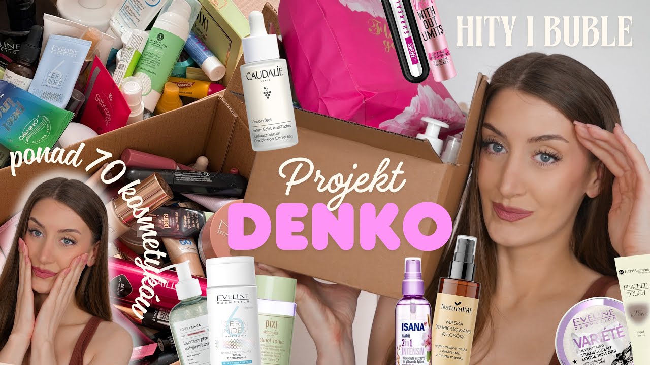 PROJEKT DENKO z ostatnich miesięcy - ponad 70 kosmetyków *pielęgnacja i kolorówka*