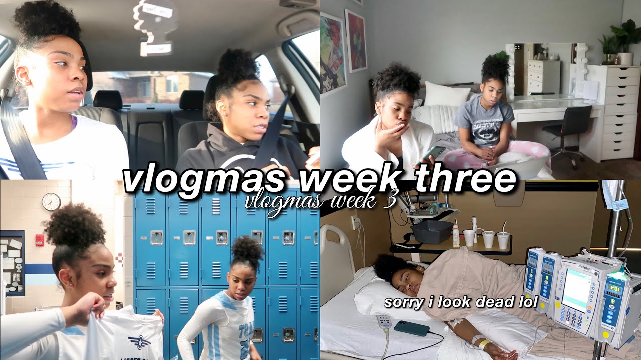 VLOGMAS WEEK 3: A Realistic Week In Our Life (Game Day, Asia Goes To The Hospital, etc.)