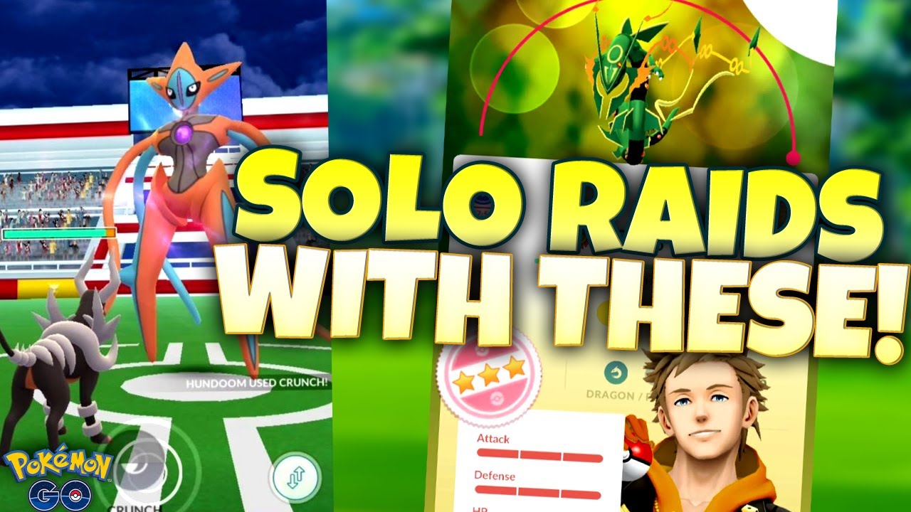 ЛУЧШИЙ ПОКЕМОН ДЛЯ ОДИНОЧНЫХ ЛЕГЕНДАРНЫХ РЕЙДОВ в Pokémon GO!