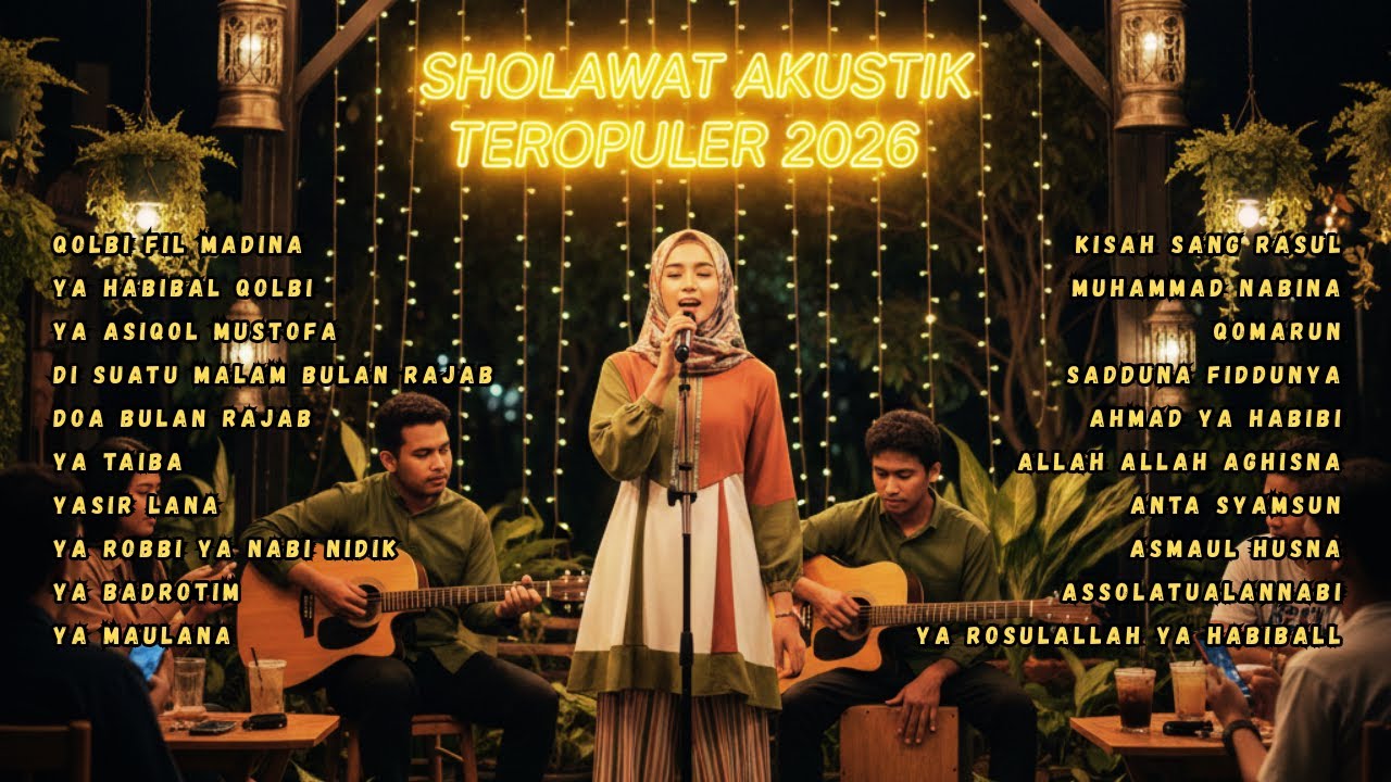 Kumpulan Sholawat Akustik 2026 Terbaik - Penyejuk Hati & Penenang Pikiran  | Full Album Sholawat
