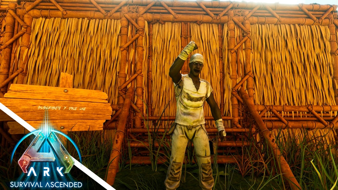 ARK Survival Ascended PS5 | Primer día en la isla 🦖 | Construyendo refugio y sobreviviendo
