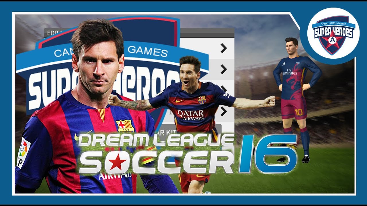 Dream League Soccer 16 - Comprando o Messi - Meu Kit Download/Goleada e Zueiras