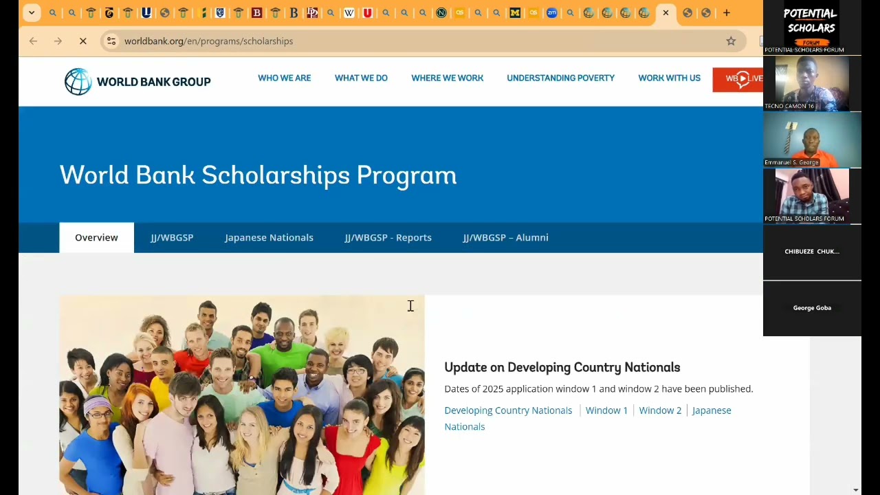 Insider Tips on the World Bank JJ/WBGSP Scholarship Application Process
