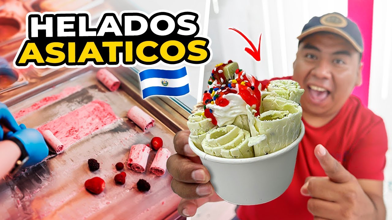 🤤PROBANDO los MEJORES HELADOS ASIATICOS de El SALVADOR *una delicia* 😮‍💨