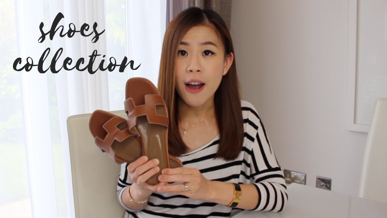 My Designer Luxury Shoes Collection (modelling Hermes, Roger Vivier, Valentino, Christian Louboutin)