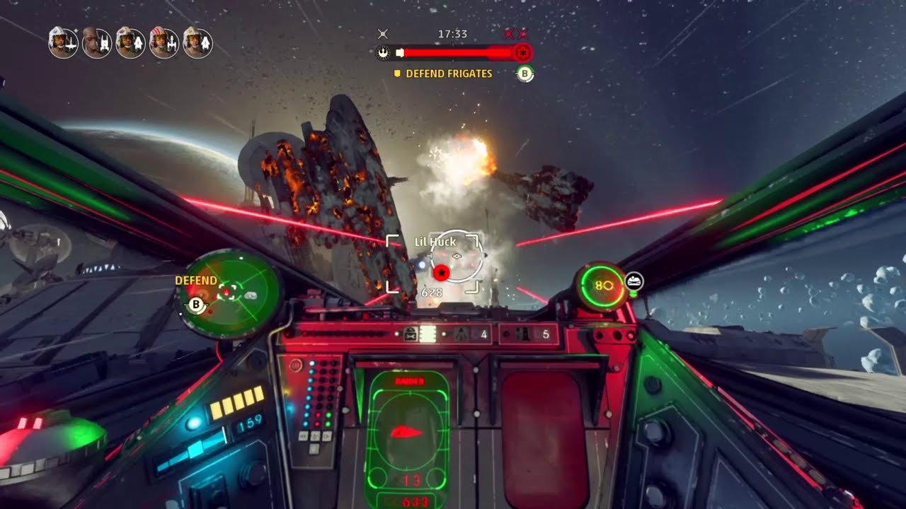 Star Wars Squadrons Fleet Battle Gameplay no commentary