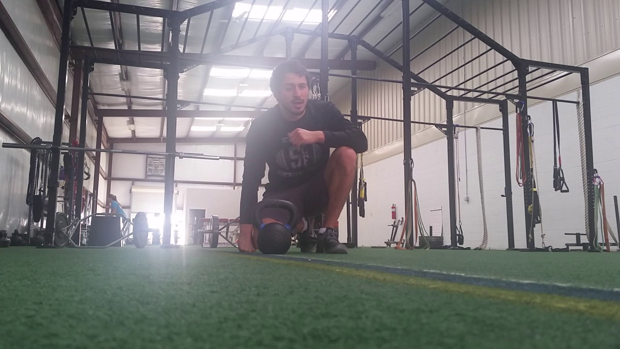 Kettlebell Hip External/Internal Rotation Drill