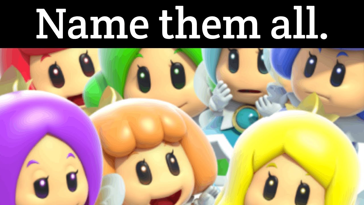 We tried naming 100 Nintendo characters