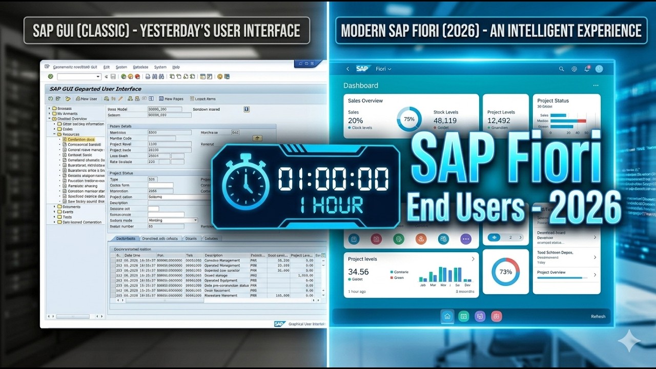 SAP Fiori for End Users 2026 🚀 | Complete Guide in 1 Hour | SAP Fiori Tutorial