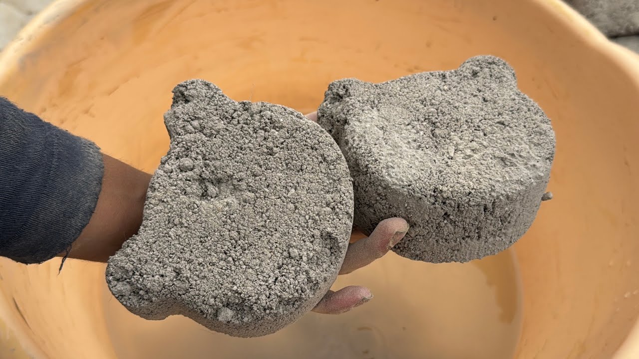 New crumbling video of gritty cement water crumbling 🔥dedicated to @shamsiya 🤩