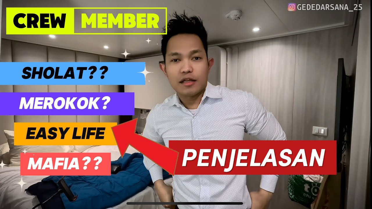 Nah ini penjelasan dari KRU KAPAL PESIAR ‼️