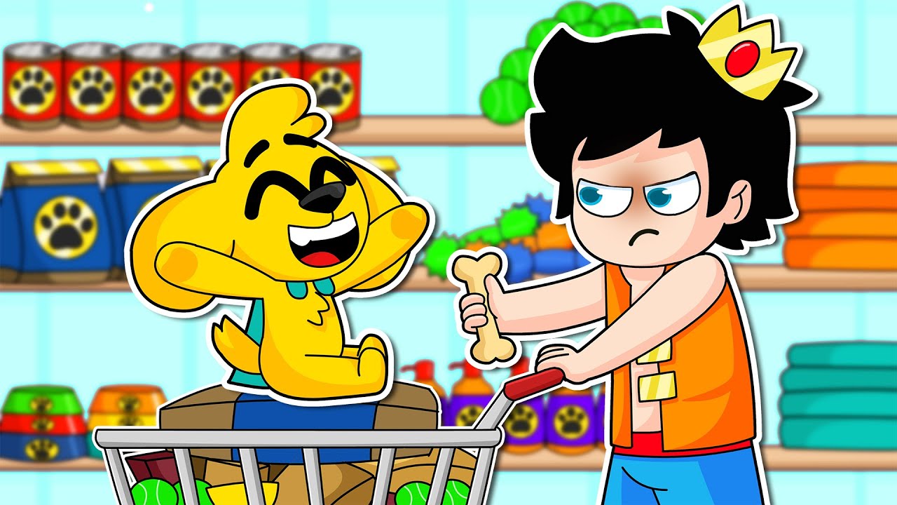 ¡TROLLINO lleva a MIKECRACK de COMPRAS a la TIENDA de MASCOTAS en PK XD! 🛒😂