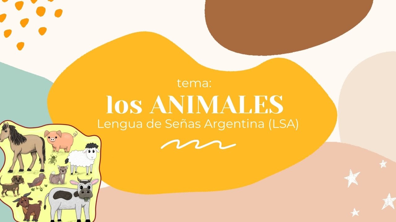 Vocabulario de los ANIMALES  (LSA)