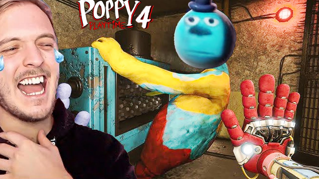 LES MOMENTS LES PLUS DRÔLE DE POPPY PLAYTIME CHAPITRE 4 ! 😂 ( à mourir de rire )