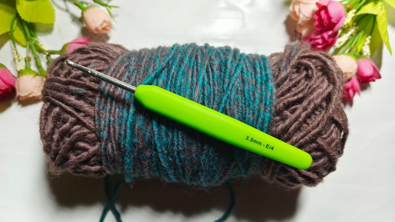 💫ONE ROW Repeat Crochet Pattern For Beginners! 