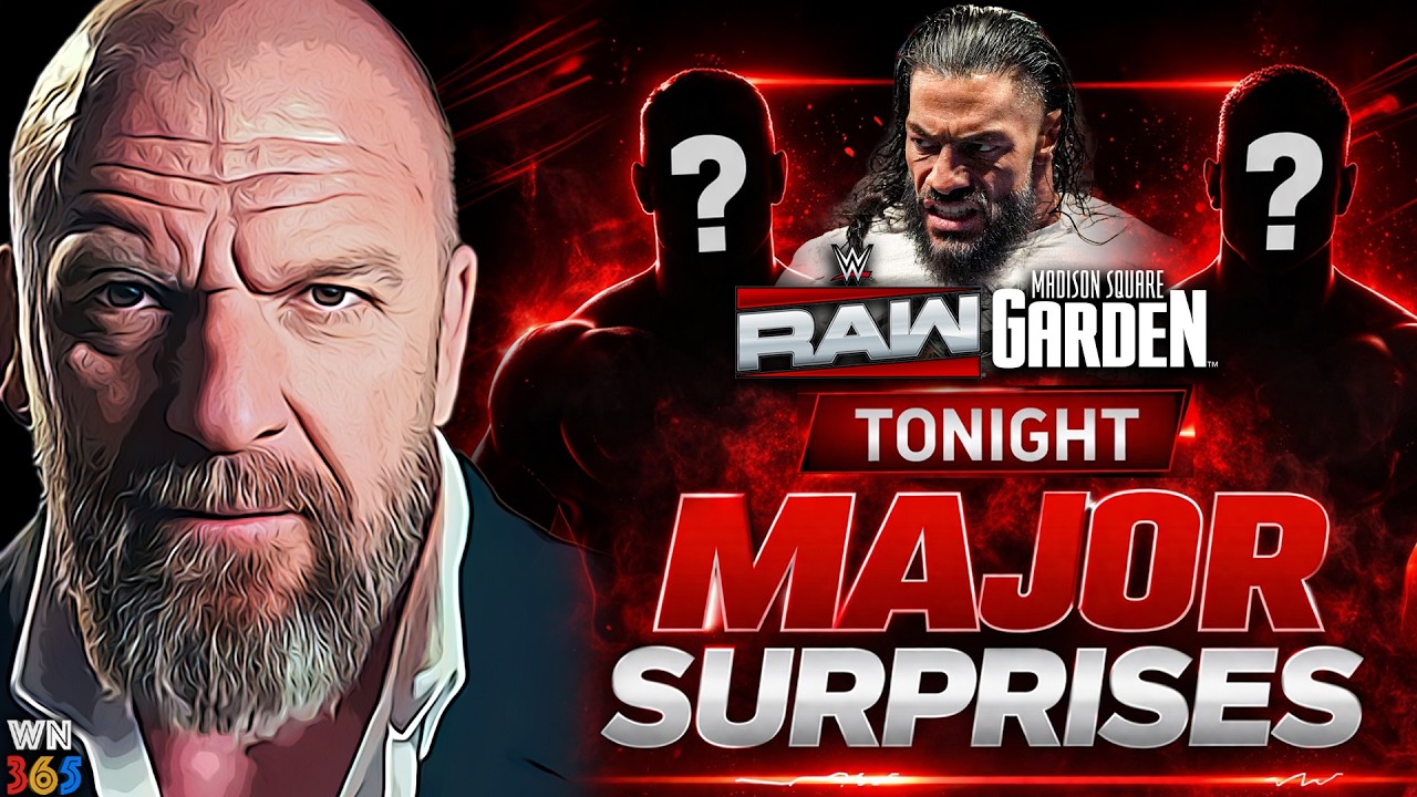 5 КРУПНЫХ СЮРПРИЗОВ СЕГОДНЯ ВЕЧЕРОМ НА WWE RAW!