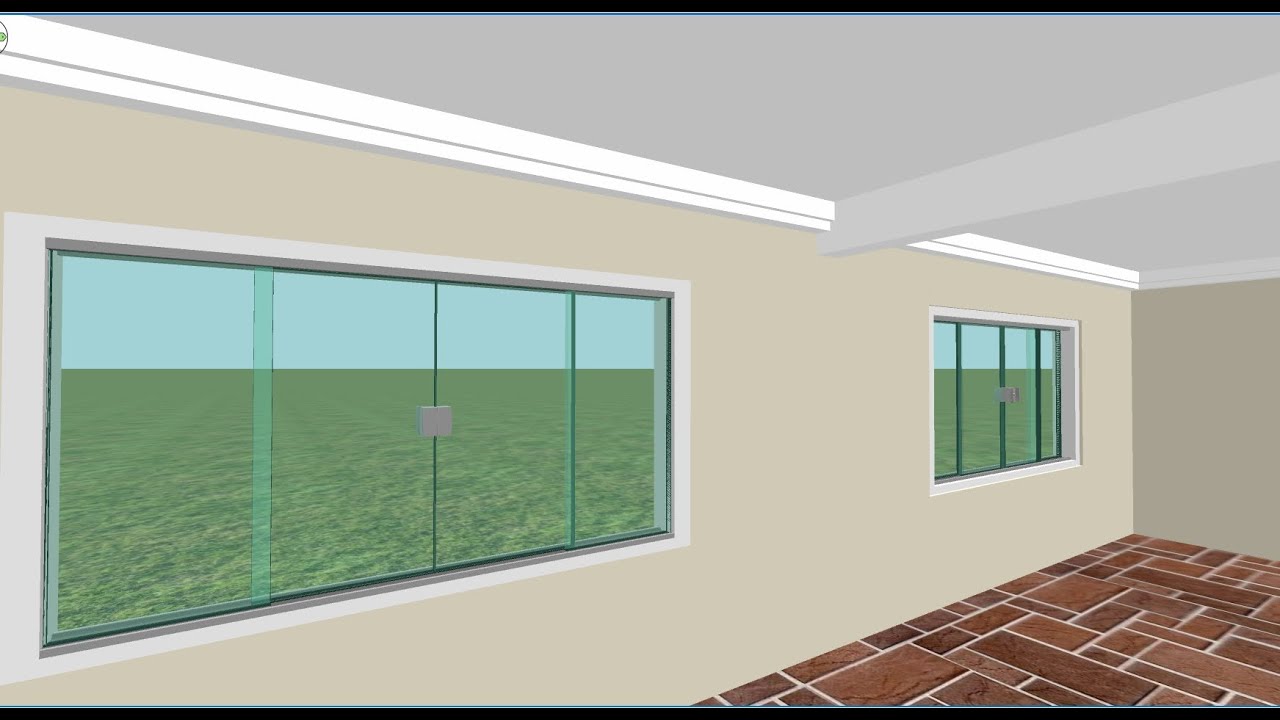 como fazer um teto com sancas no SWEET HOME 3D