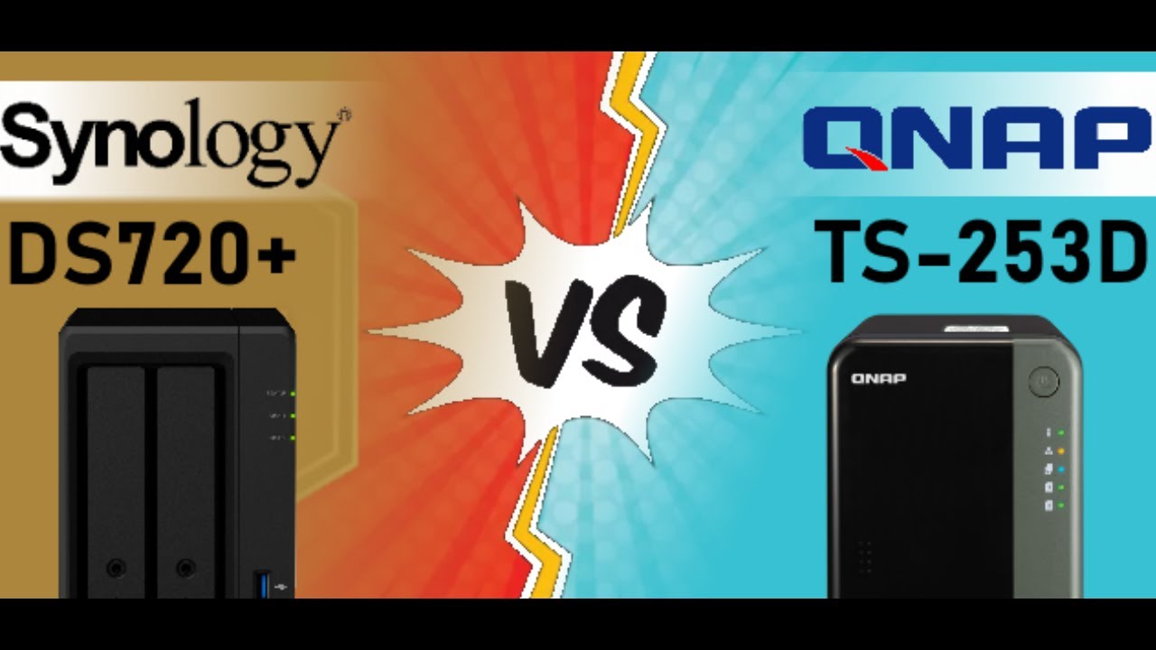 Synology DS720+ vs QNAP TS-253D NAS Comparison