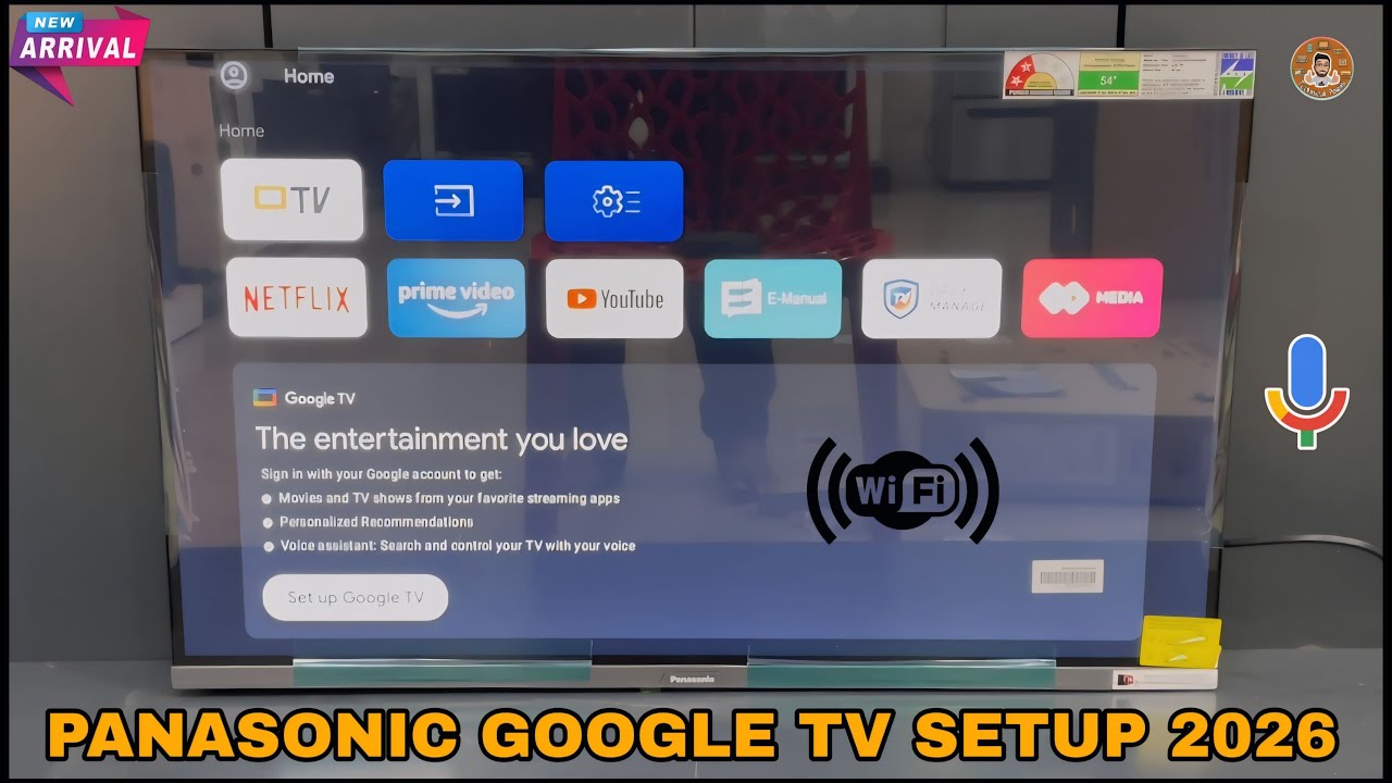 PANASONIC Google Tv Setup || How To Setting Panasonic Google Tv || Complete Demo 2026 || 32PS670DX