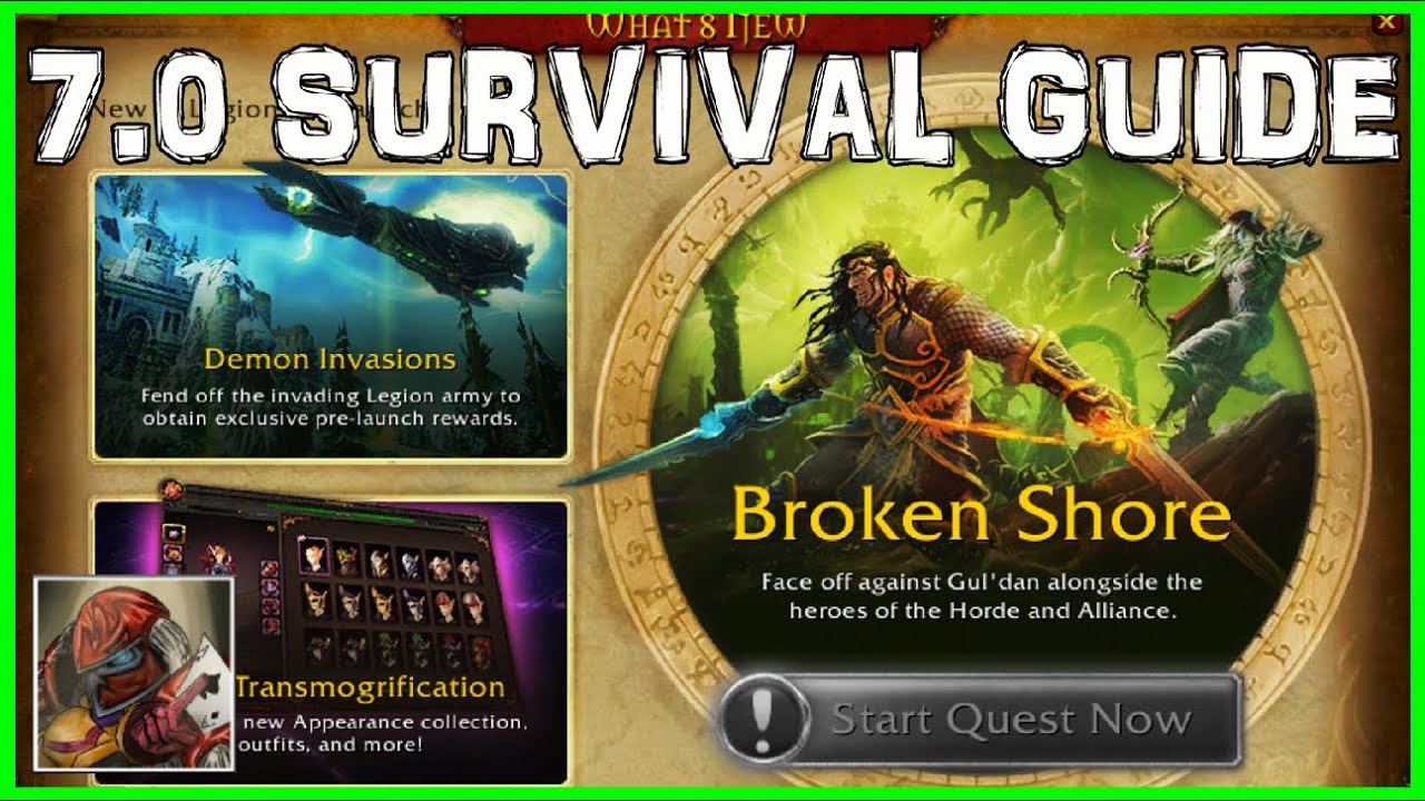 WoW Legion Patch 7.0 Survival Guide - Major Features Overview