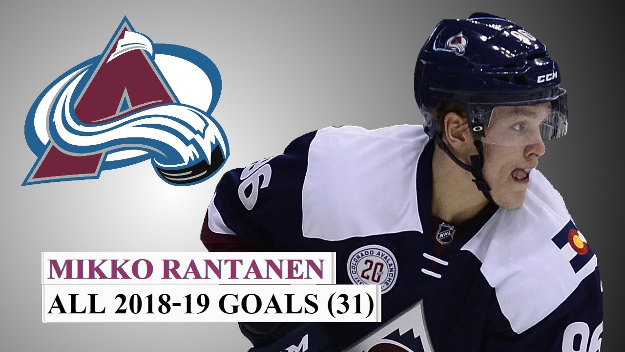 Mikko Rantanen (#96) All 31 Goals of the 2018-19 NHL Season