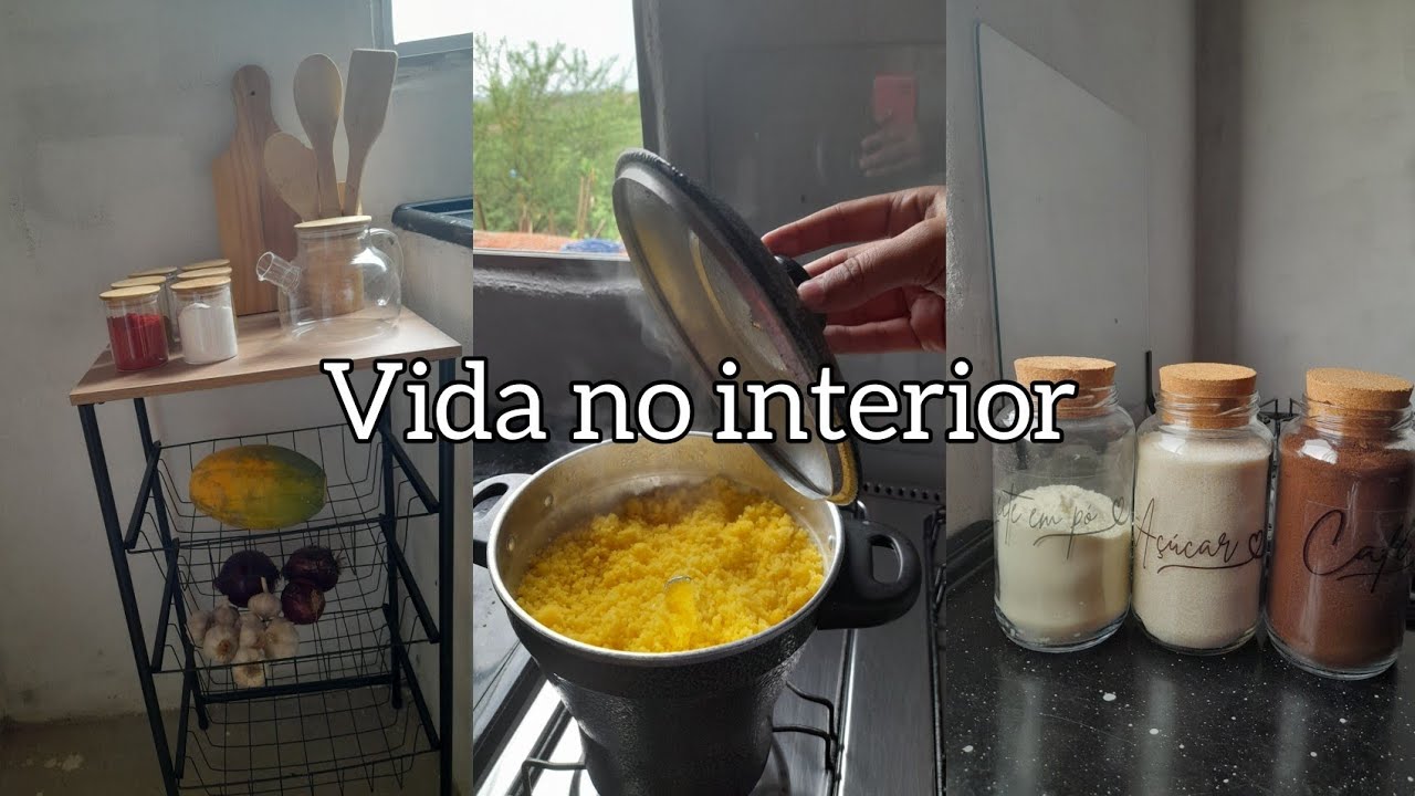 Rotina morando no interior do Ceará +fruteira nova e potes hermético 🏠🌧🫧 #rotinadodia #interior 