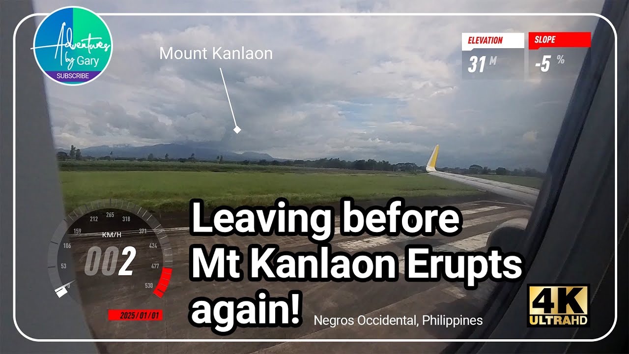 Leaving Bacolod City before Mount Kanlaon erupts again
