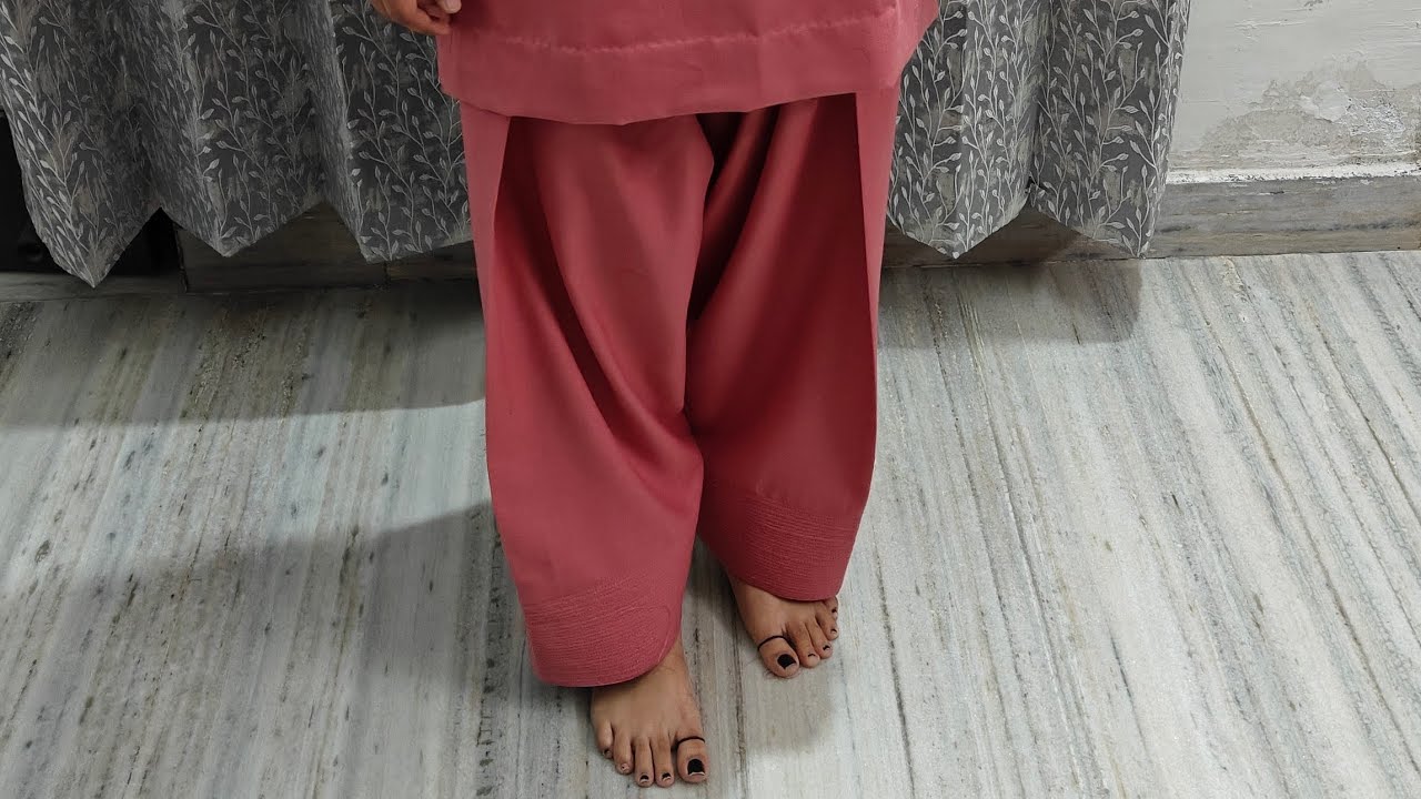 फारसी सलवार काटने और सिलने का आसान तरीका/✨Easy Method Of Farshi Salwar Cutting And Stitching ✨💯