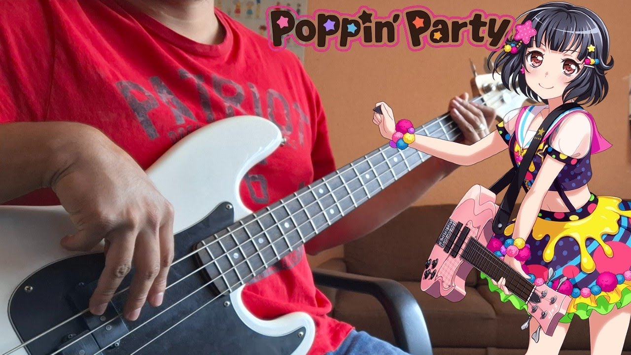 White Afternoon - Poppin' Party (Bass Cover w/ Tabs)