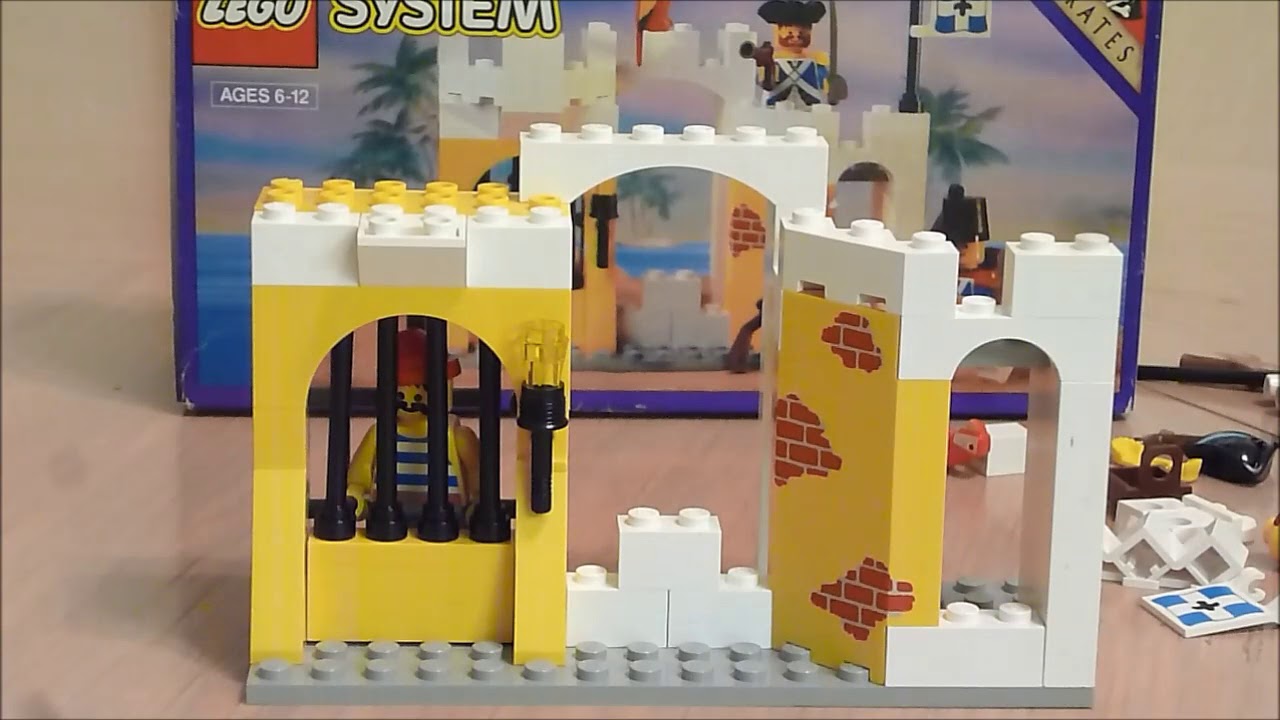 LEGO 6259 - Broadside's Brig (Pirates Theme - Imperial Soldiers, 1991) - Time Lapse