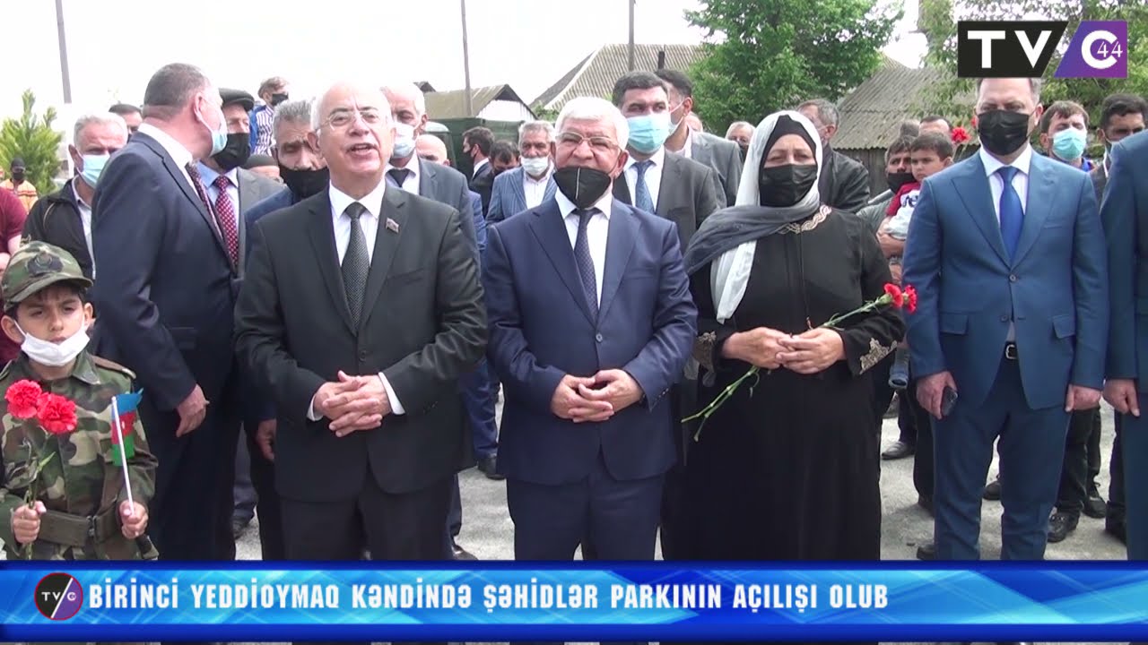 Birinci Yeddioymaq kəndində Şəhidlər Parkının açılışı olub