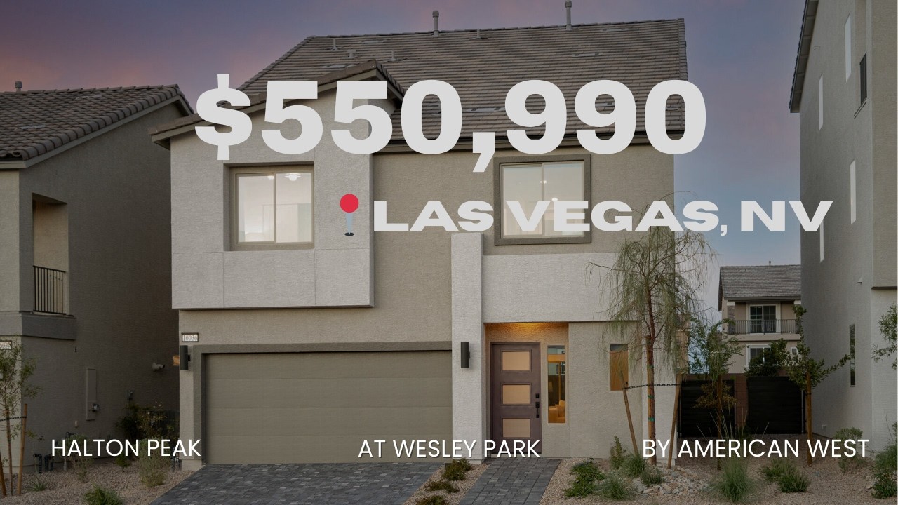 Halton Peak at Wesley Park by American West | Southwest | Las Vegas FULL HOME TOUR!!