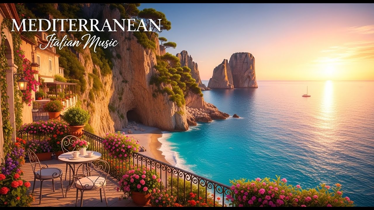 🎶 Italian Greek Mediterranean Music 🌊 Relaxing Seaside Mood & Summer Vibes