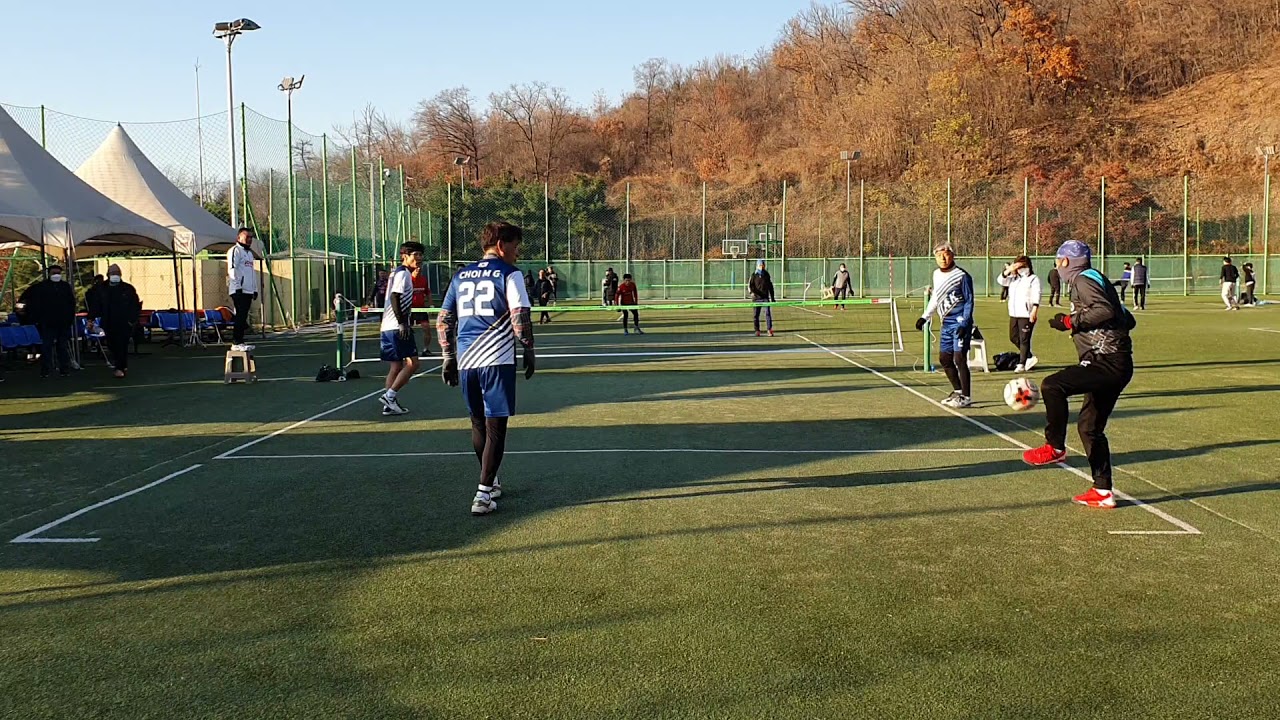 11/27일 성남 60대부 족구 교류전 1부 결승전 원주치악(정용욱)vs고양덕양(최원기)《2세트》《흰색 원주치악 붉은색 고양덕양》