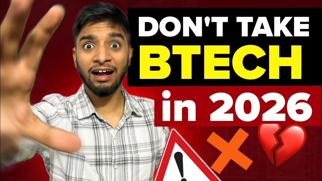 Dark reality of Btech in 2026! 