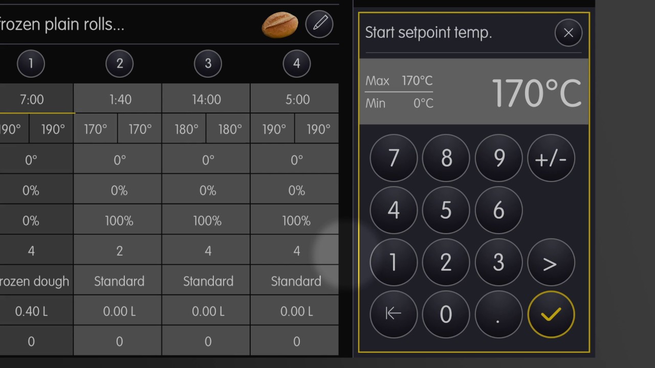 MIWE go! Profi Mode (3/8) | Manual changes (EN)