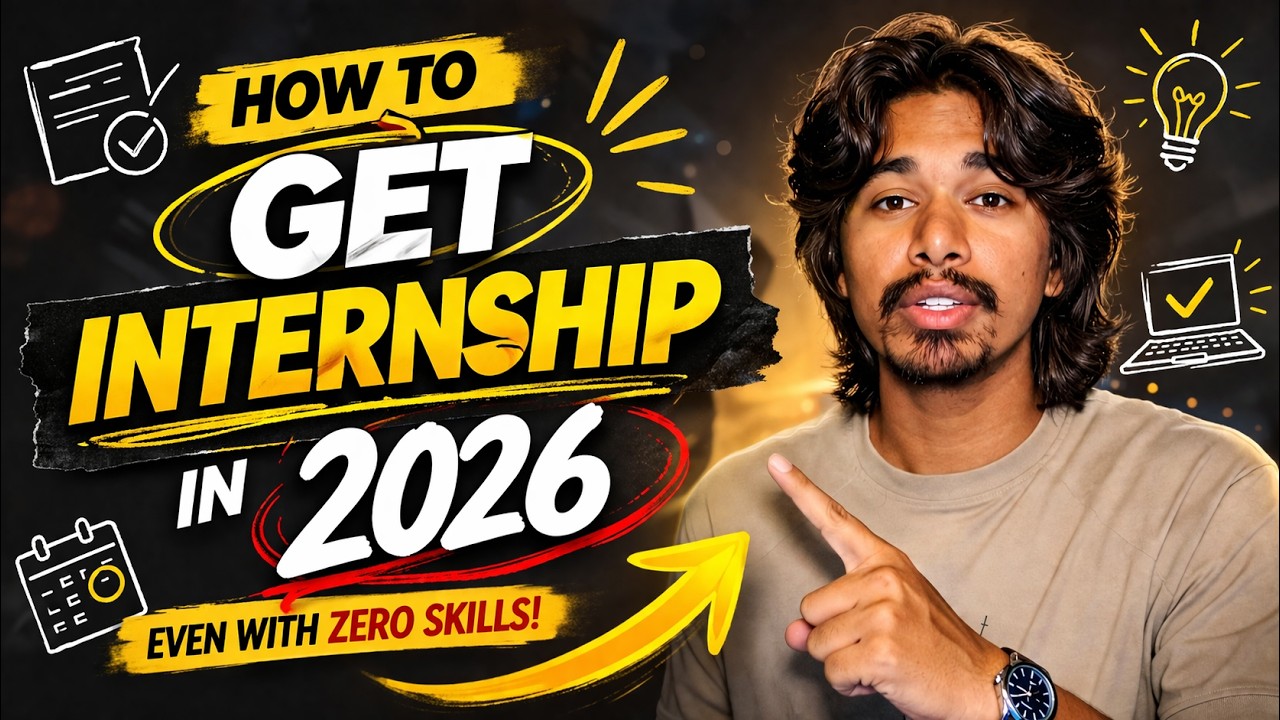 How to Get Internship with ZERO Skills (Step-by-Step Guide 2026)