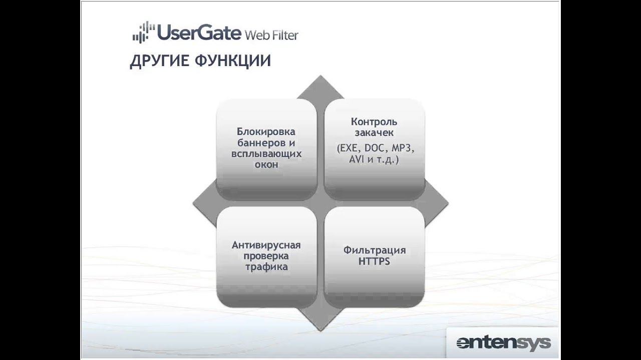 UserGate Web Filter. Вебинар на тему 