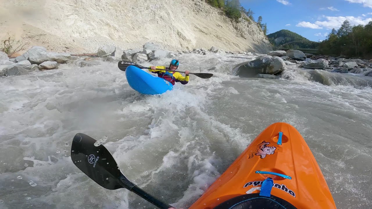 Raw whitewater kayaking | Middle Oetz | 100%GoPro