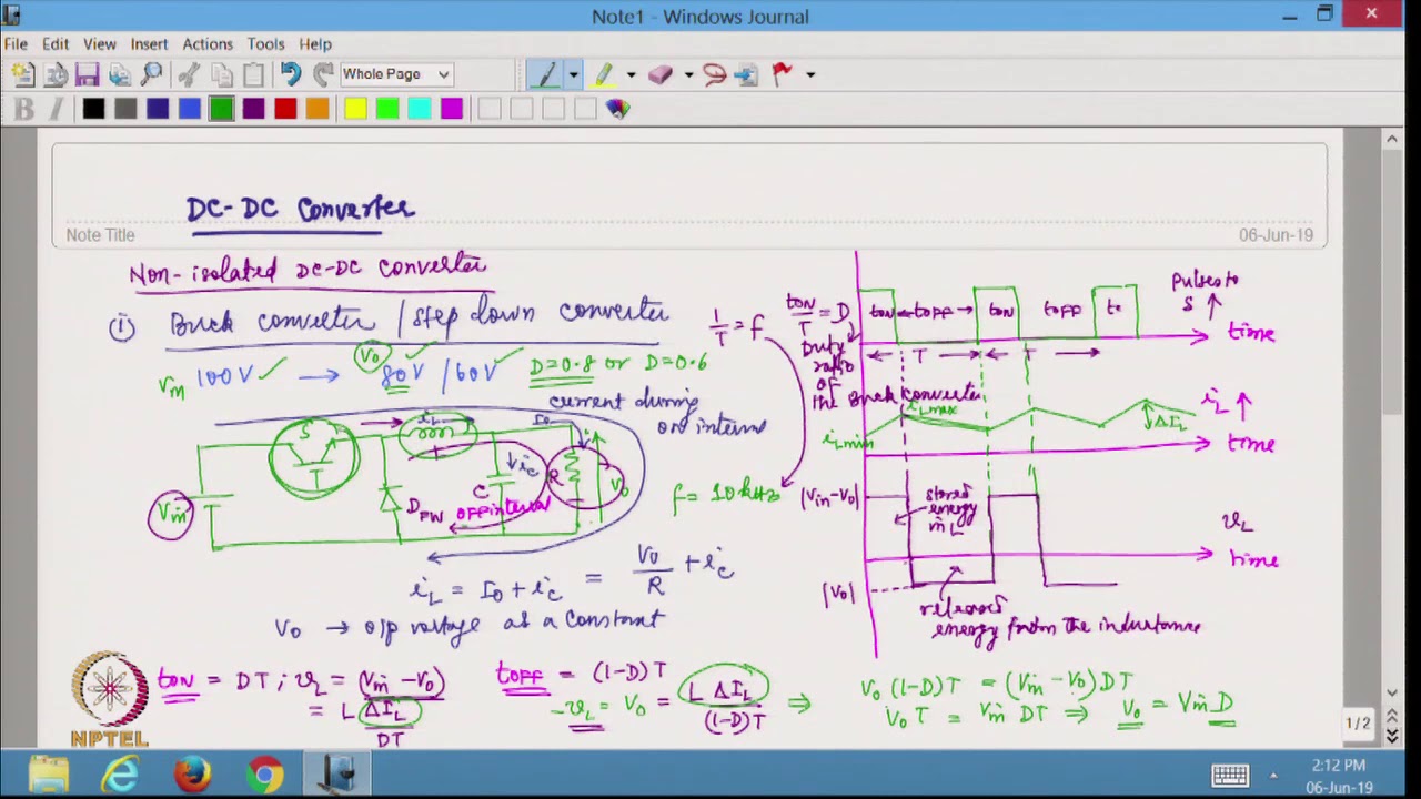 Non-Isolated DC-DC Converters- I