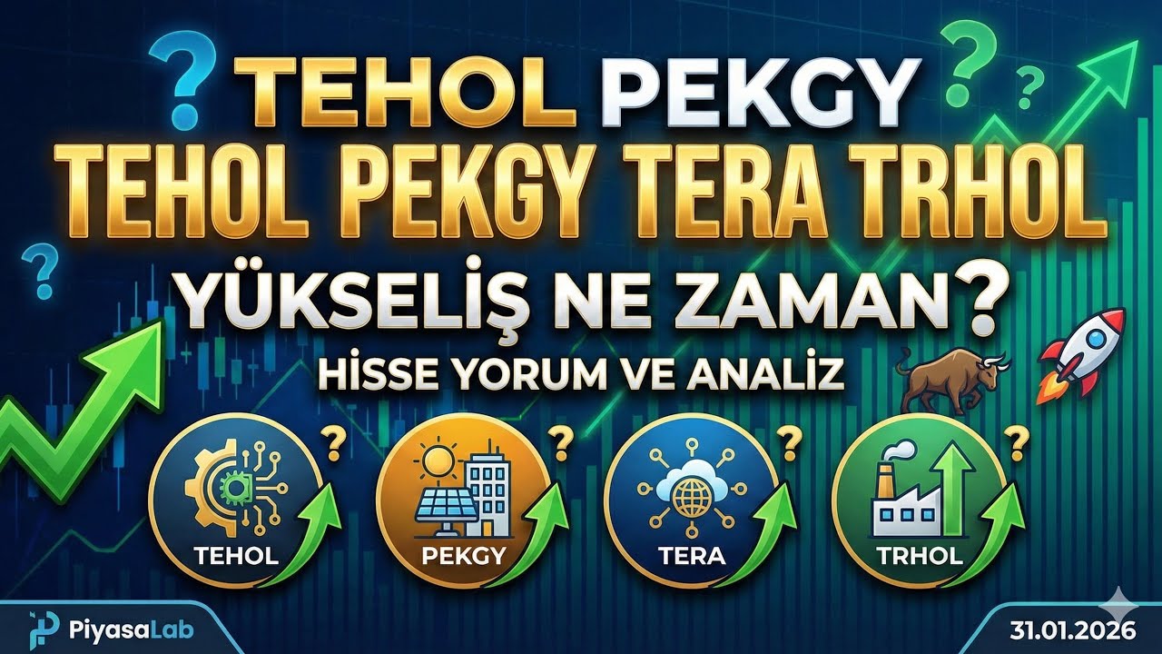 TEHOL - PEKGY - TERA - TRHOL HİSSE ANALİZ VE YORUM #tehol #tera # pekgy #trhol