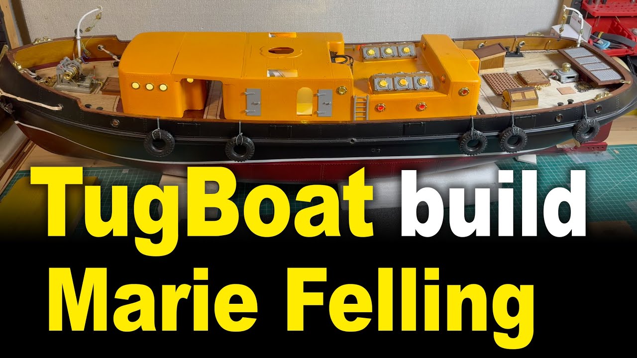 RC TugBoat Marie Felling build 2025-02~04(터그보트 마리펠링 만들기) part-2