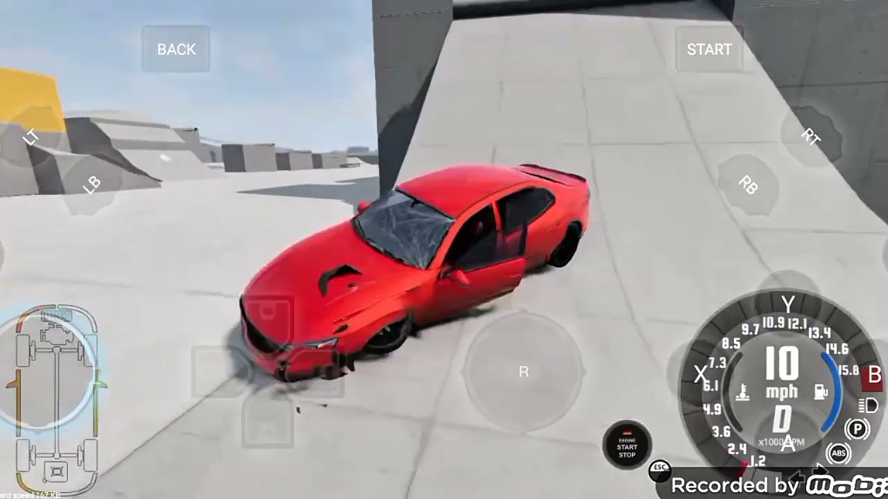 BeamNG Drive Bruckell eBastion Sport Crash Testing 