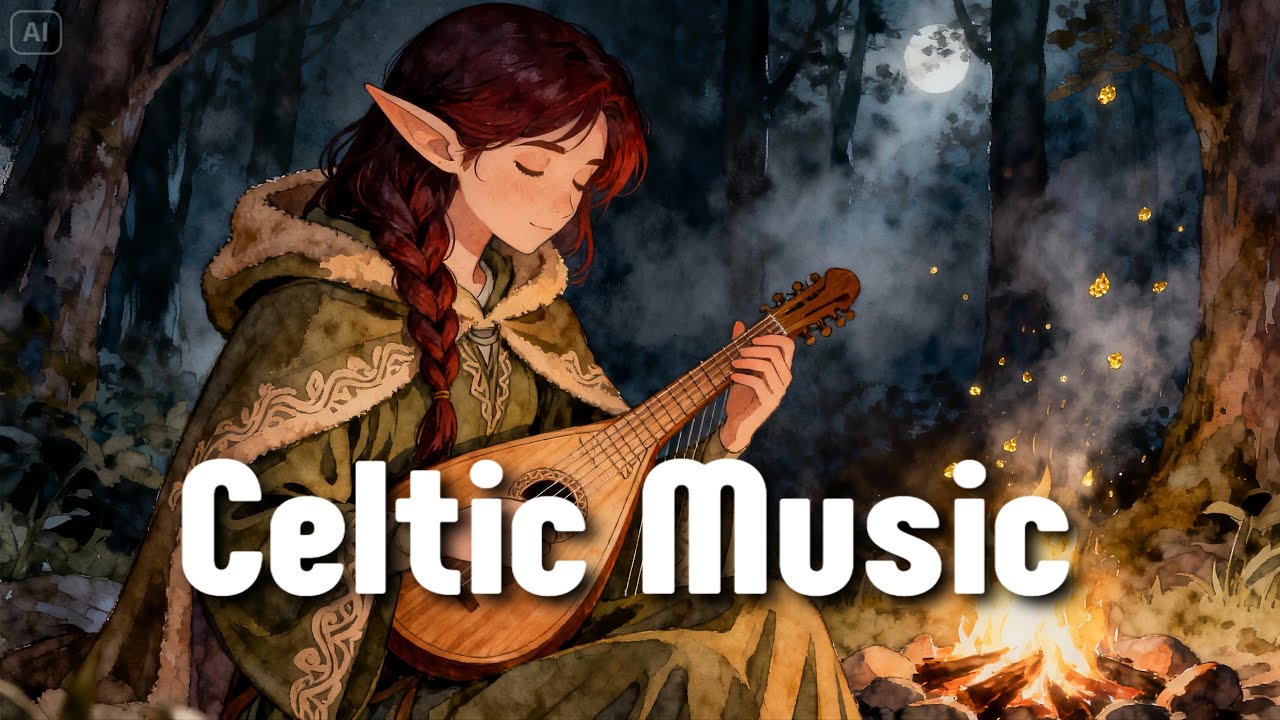 Celtic Music – Quiet Campfire Nights / Cozy Celtic Music for Relaxation