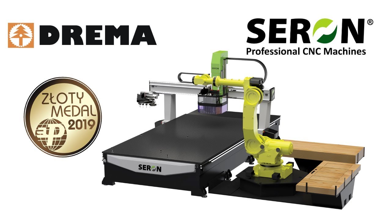 Centrum Obróbcze PRO ROBOTic 4.0 firmy SERON - Złoty Medal MTP - DREMA 2019