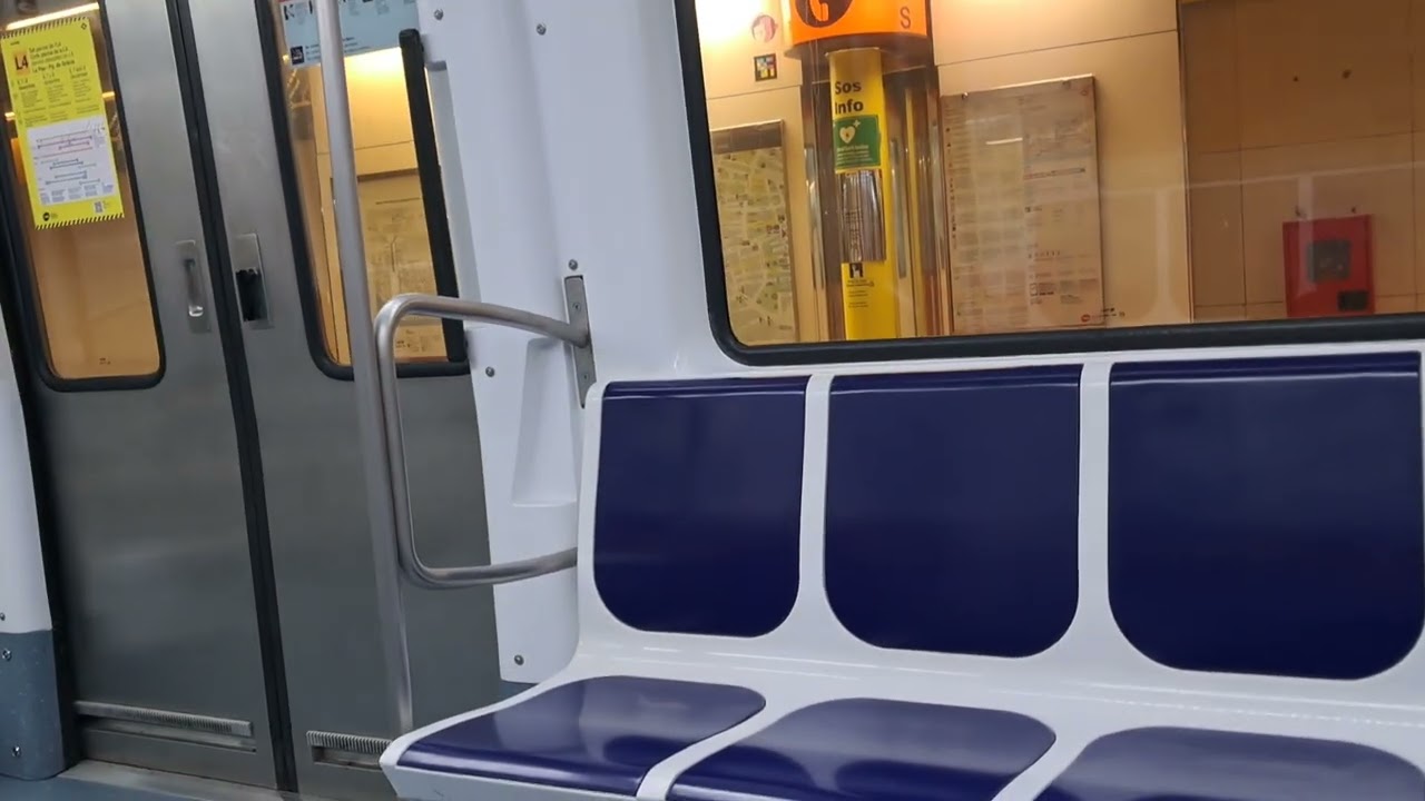 Metro de Barcelona: Trajecte / Trayecto entre Trinitat Nova i/y Maragall (L4)