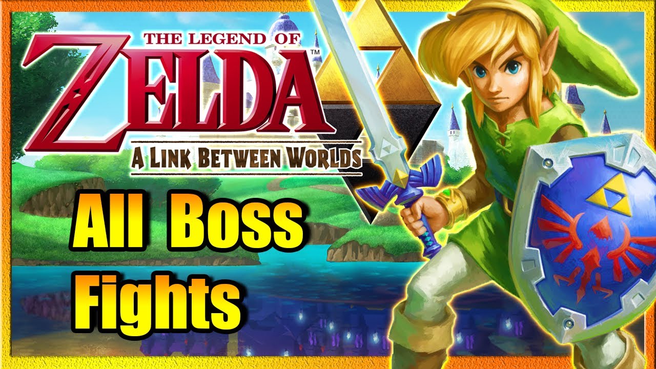 Zelda: A Link Between Worlds - All Boss Fights (No Commentary)