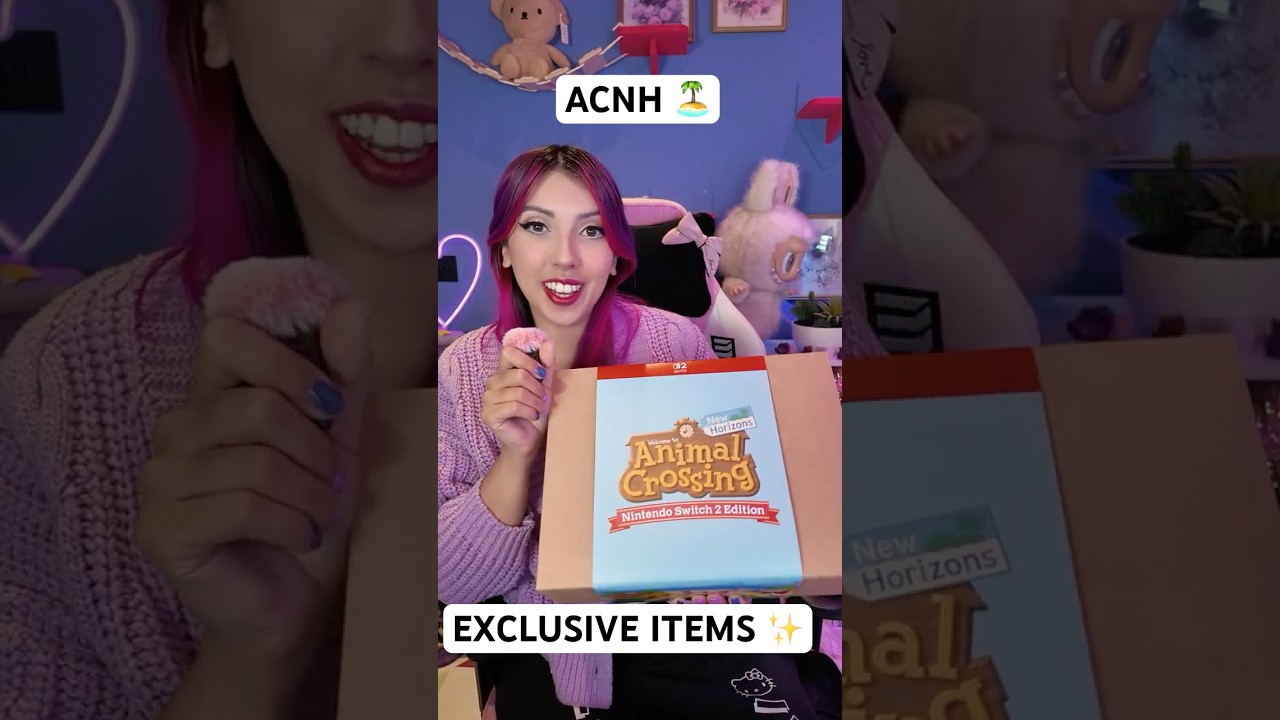 Inside Animal Crossing’s  Switch 2 PR Box! 📦🏝️