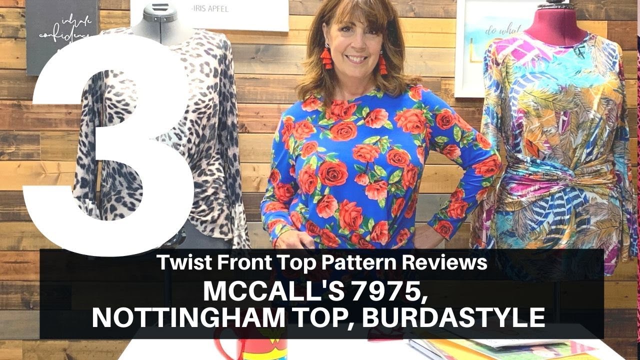 MCCALL'S 7975 ~ ITCH TO STITCH Nottingham Top ~ BURDASTYLE ~ Sewing Pattern Reviews