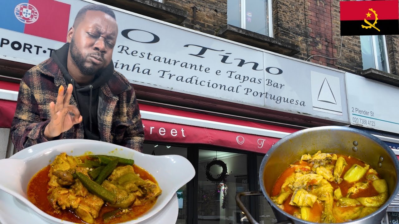 EPIC ANGOLAN FOOD in London | O'Tino Food Review